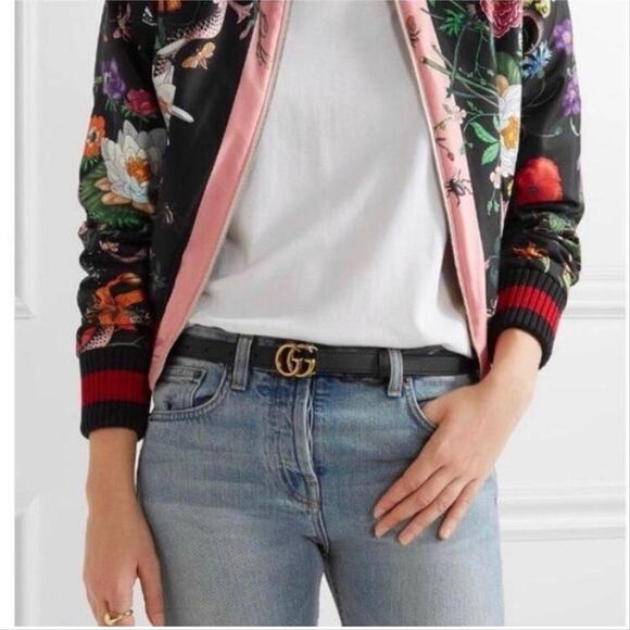 GUCCI GG logo thin belt size 70/ 28 main image 4